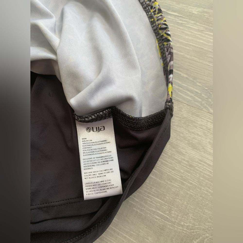 Lija Sz S Grey and Yellow Skorts - Picture 7 of 10